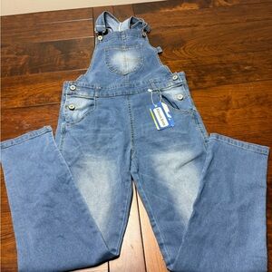 Girls brand new  Blue Denim Overalls